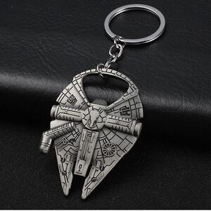 COPY - Heavy-duty silver color star wars millennium falcon bottle opener,2.5x2 …